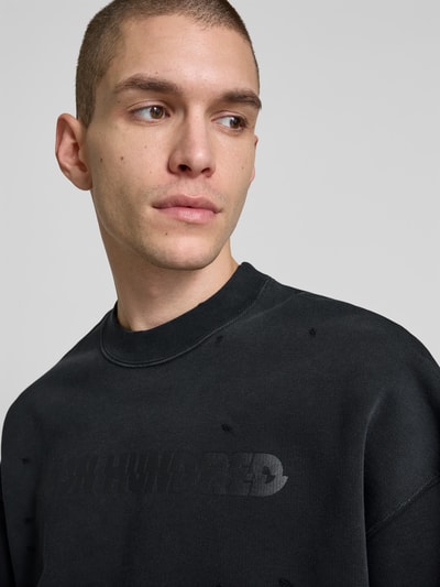 WON HUNDRED Sweatshirt im Destroyed-Look Black 3