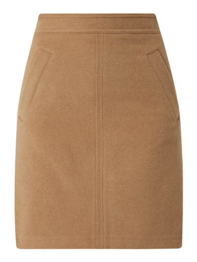 Christian Berg Woman Minirok van wolmix Beige - 2