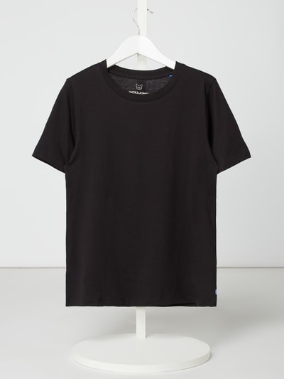 Jack & Jones T-shirt van biologisch katoen  Zwart - 1