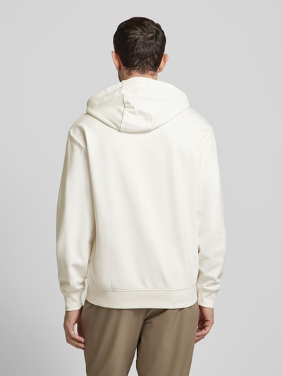 HUGO Sweatshirt met extra brede schouders, model 'Dapo' Offwhite - 5