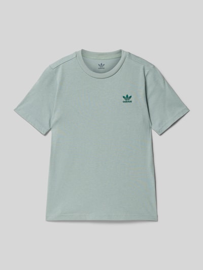 adidas Originals T-shirt z wyhaftowanym logo Trzcinowy 1