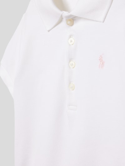 Polo Ralph Lauren Kids Poloshirt met labelstitching Wit - 2