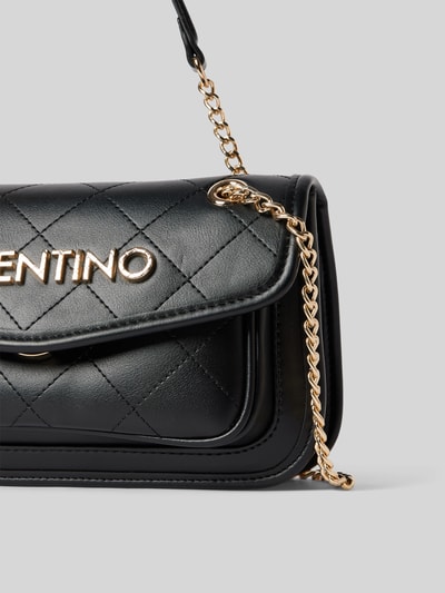 VALENTINO BAGS Handtas met doorgestikte naden en labelapplicatie, model 'MANSION' Zwart - 2