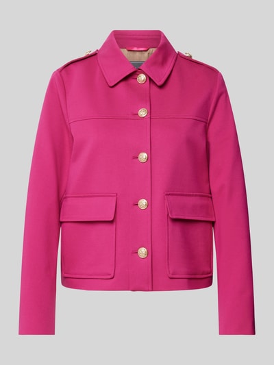 WHITE LABEL Hemdjacke mit Pattentaschen Pink 2