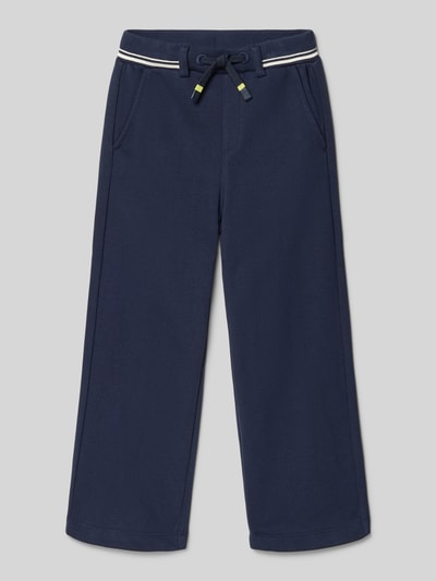 s.Oliver RED LABEL Regular Fit Sweatpants aus Baumwoll-Mix Marine 1