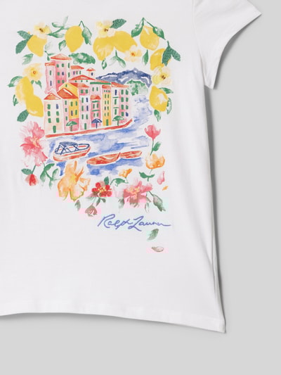Polo Ralph Lauren Teens T-Shirt mit Motiv-Print Weiss 2