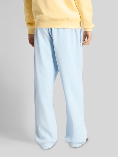 adidas Originals regular fit joggingbroek van katoenmix Lichtblauw - 5