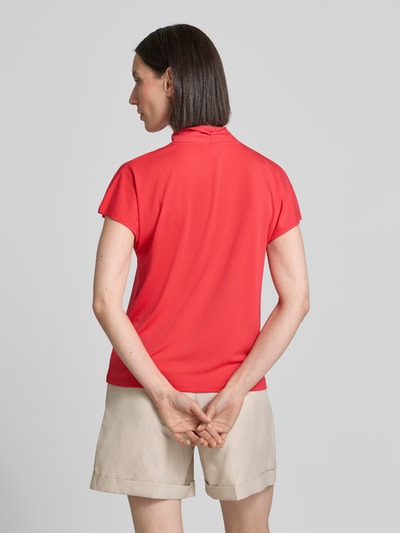 FREE/QUENT Bluzka o kroju regular fit z dekoltem w serek model ‘Yrsa’ Jasnoczerwony 5