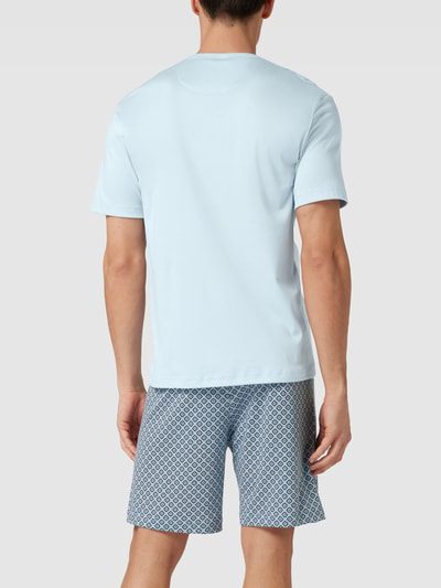 Calida Pyjama met all-over motief, model 'RELAX' Lichtblauw - 4