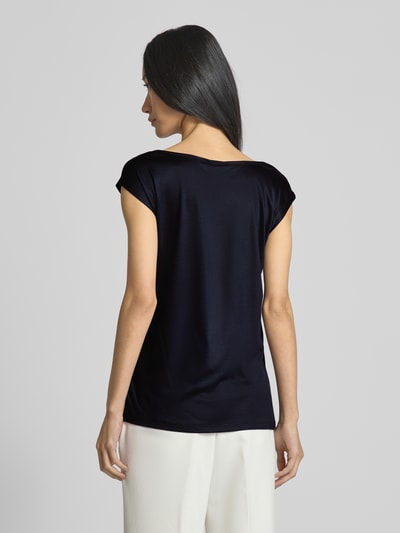 s.Oliver BLACK LABEL Top o luźnym kroju z czystej wiskozy Granatowy 5