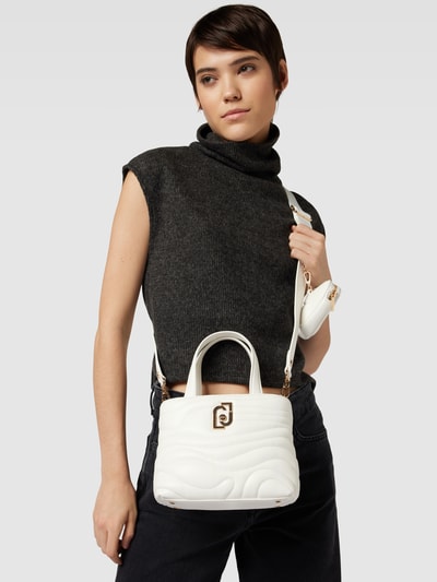 Liu Jo White Handtasche mit Logo-Muster Modell 'ACHALA' Offwhite 1