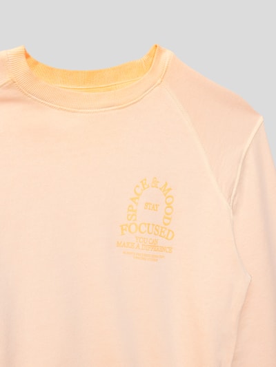 VINGINO Sweatshirt met labelprint, model 'NOY' Oranje - 2