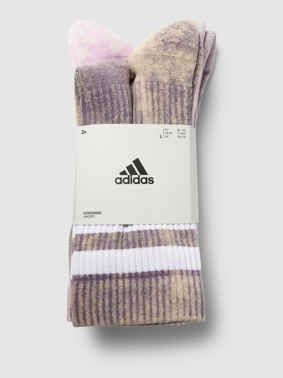 ADIDAS SPORTSWEAR Socken mit Allover-Muster im 3er-Pack Flieder 3