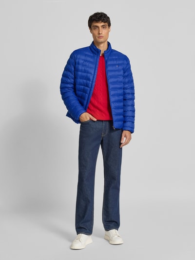 Tommy Hilfiger Regular fit gewatteerd jack met opstaande kraag Koningsblauw - 1