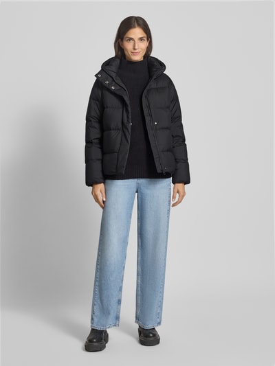 Tommy Hilfiger Slim Fit Daunenjacke mit Logo-Applikation BLACK 1