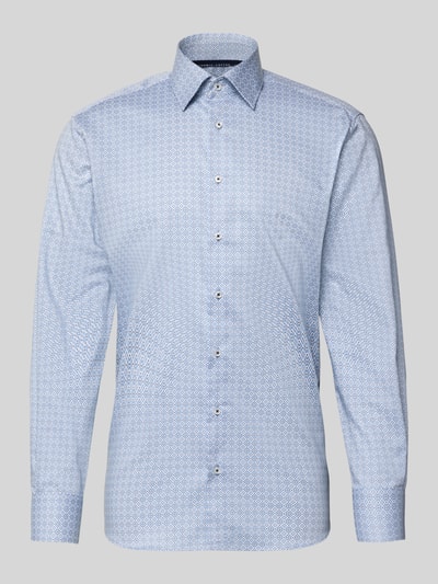 ETERNA Regular fit Business Hemd aus Baumwolle mit Kentkragen Bleu 2