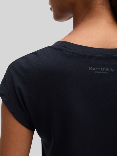 Marc O'Polo Regular Fit T-Shirt aus reiner Baumwolle Marine 3