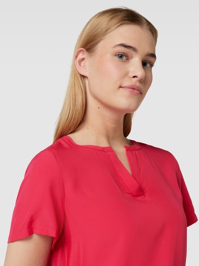 Montego Blouseshirt met V-hals Metallic roze - 3