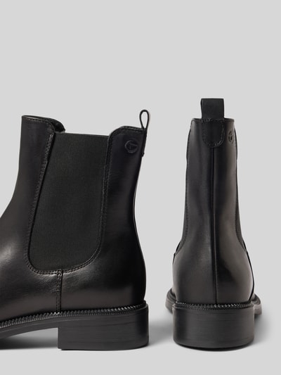 Tamaris Buty chelsea ze skórą naturalną Czarny 2