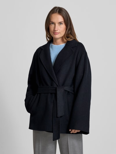 Jake*s Casual Jacke mit Viskose-Anteil in Wickel-Optik Marine 4