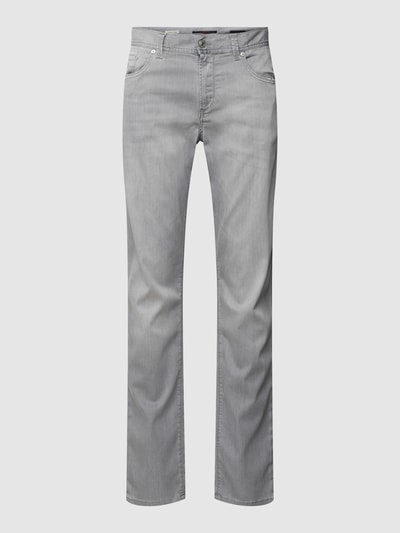 ALBERTO Regular Fit Jeans im 5-Pocket-Design Modell 'PIPE' Silber 2