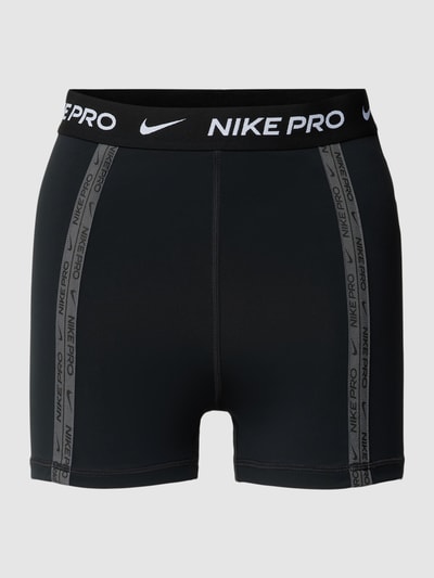 NIKE TRAINING Shorts mit Label-Kontraststreifen Black 2