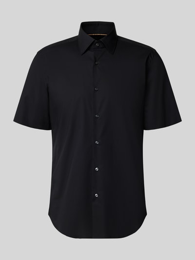 BOSS Regular Fit Businesshemd aus Baumwoll-Mix Modell 'H-JOE-K-SH-C1-262' Black 2
