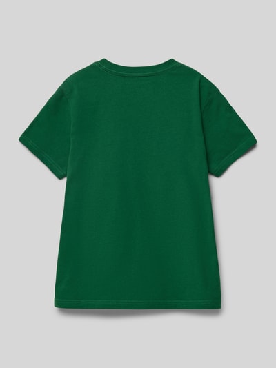 Polo Sport T-shirt met labelstitching Groen - 3