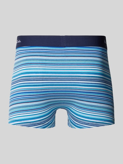 PAUL SMITH Trunks mit elastischem Logo-Bund im 3er-Pack Marine 3