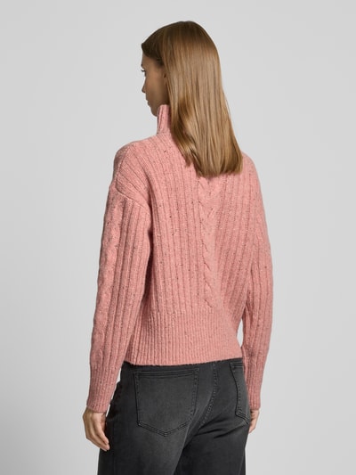 OPUS Strickpullover mit Stehkragen Modell 'Popfy' Rose 5