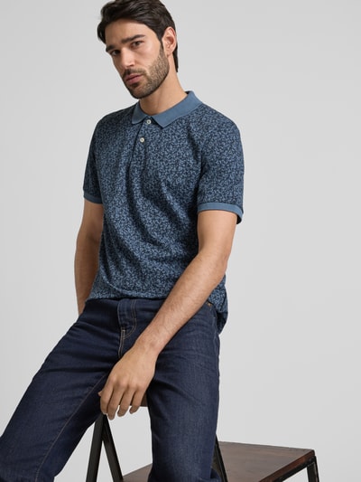 Marc O'Polo Regular Fit Poloshirt aus Baumwoll-Elasthan-Mix Blau 3