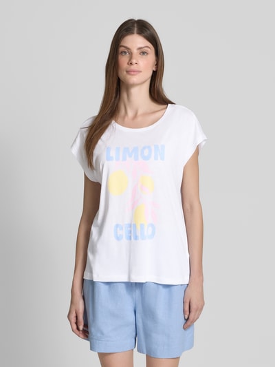 Smith and Soul T-shirt z nadrukiem z motywem i okrągłym dekoltem Biały 4