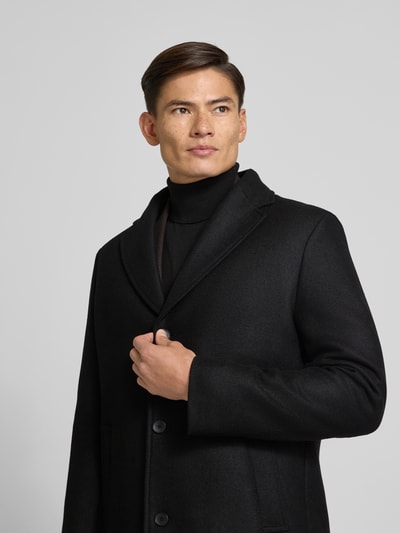 Cinque Lange jas met ritssluiting, model 'SCOTT' Zwart - 3