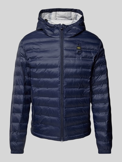 Blauer Usa Steppjacke mit Kapuze Modell 'CHARLES' Marine 2