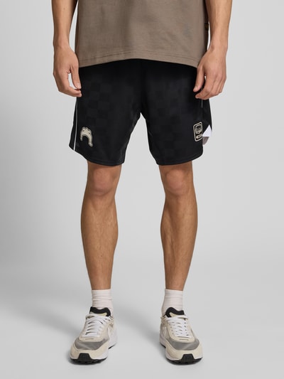 G-Star Raw Relaxed Fit Shorts mit Motiv- und Label-Print Modell 'Football' Black 4