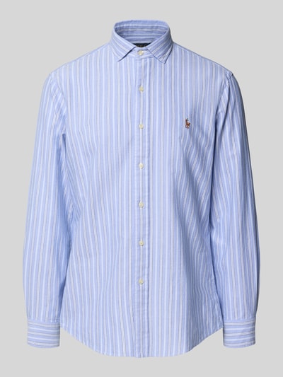Polo Ralph Lauren Custom Fit Freizeithemd mit Label-Stitching Bleu 2