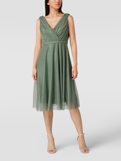 TROYDEN COLLECTION Cocktailkleid mit Taillenpasse Mint 4