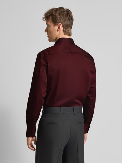 ETERNA Modern Fit Business-Hemd mit Kentkragen Bordeaux 5