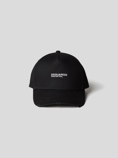 Dsquared2 Cap mit Brand-Schriftzug Schwarz 4