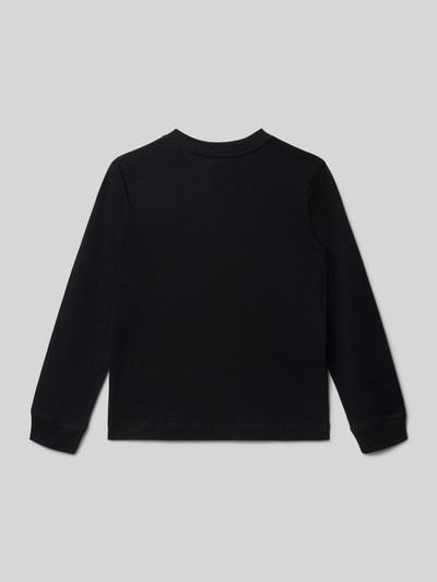 Jack & Jones Sweatshirt met labelstitching, model 'NORREBRO' Zwart - 3