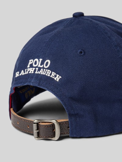 Polo Ralph Lauren Basecap mit Motiv- und Label-Stitching Dunkelblau 3