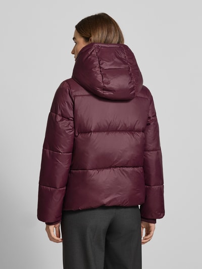 Milano Italy Steppjacke mit Kapuze Bordeaux 5