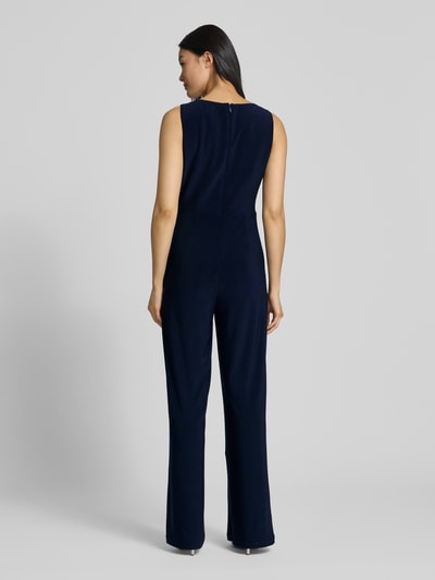 Adrianna Papell Jumpsuit mit Knotendetail Dunkelblau 5