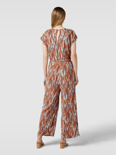 B.Young Jumpsuit aus reiner Viskose mit Animal-Print Modell 'Joella' Rostrot 5