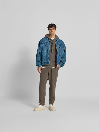 VETEMENTS Jeansjacke mit Reißverschluss Jeansblau 1