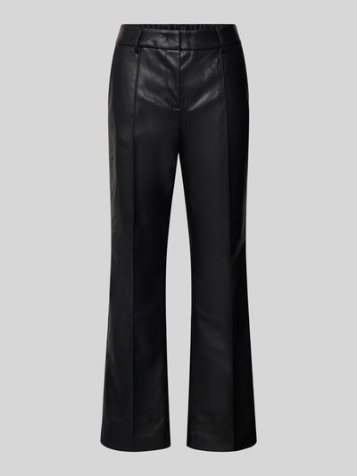 OPUS PANTS Loose Fit Pants in Leder-Optik Modell 'Luane' Black 2