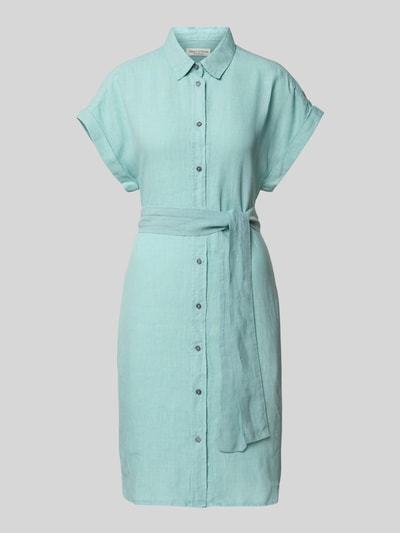 Marc O'Polo Getailleerde vrijetijdsjurk van puur linnen Mintgroen - 2