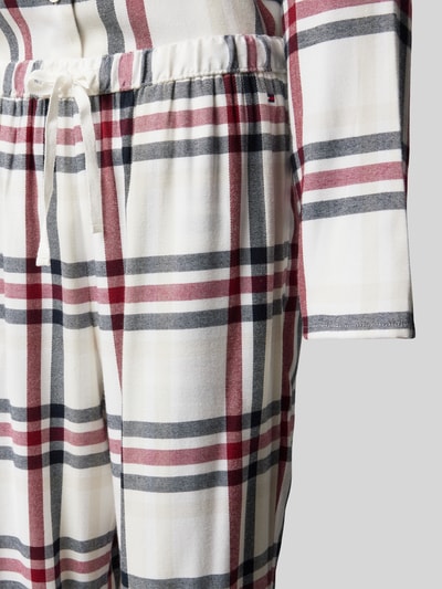 TOMMY HILFIGER Pyjama mit Knopfleiste Offwhite 2