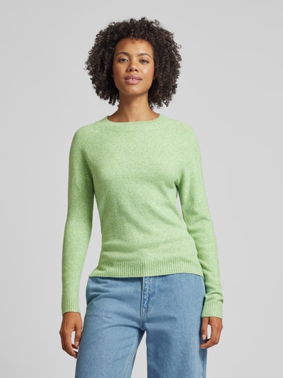 Vero Moda Langärmeliger Strickpullover Modell 'DOFFY' Hellgruen 4