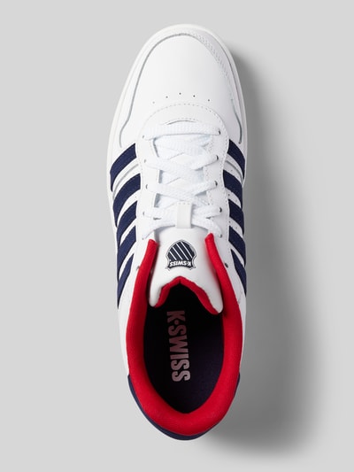 K-SWISS Ledersneaker mit Logo-Print Modell 'Court Palisades' Weiss 3